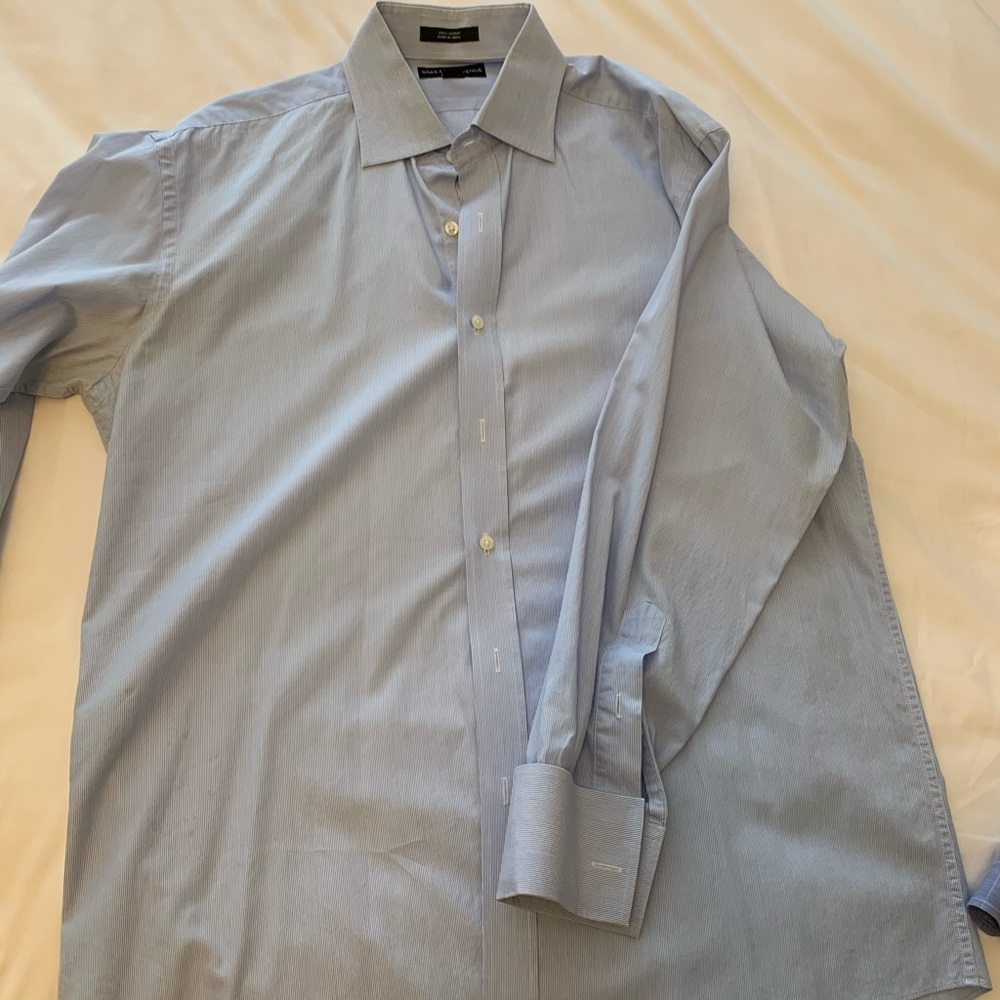 Men’s shirt from Saks. 15.5 32/33. French cuff